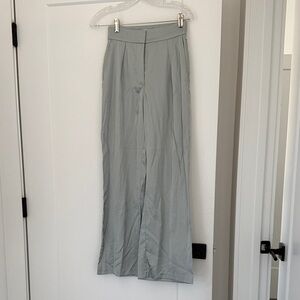 Abercrombie Green Wide-Leg Pants